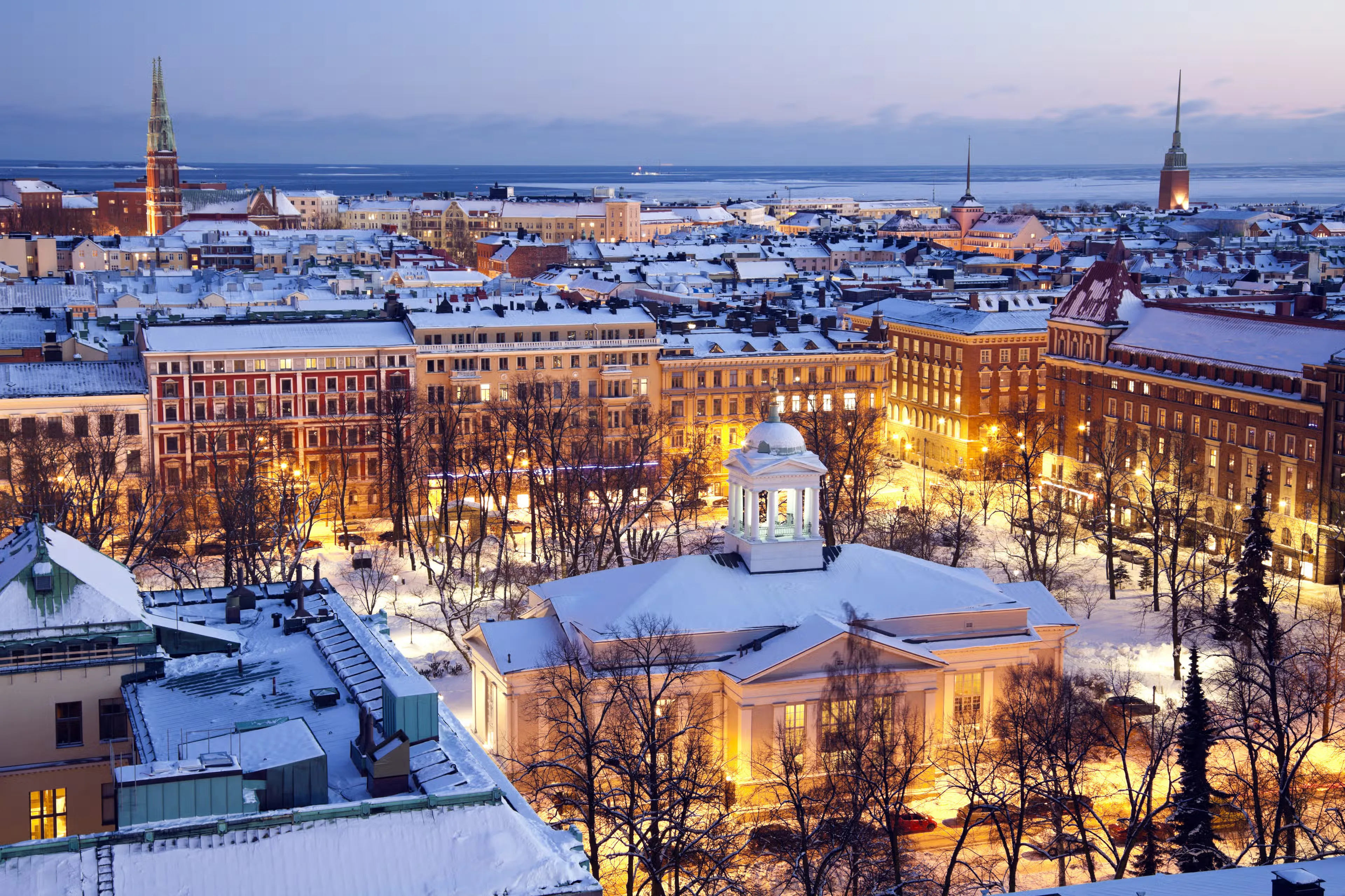 Helsinki city view in Finland