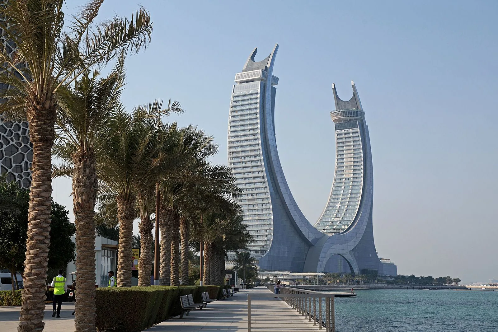 Katara Towers in Lusail, Qatar